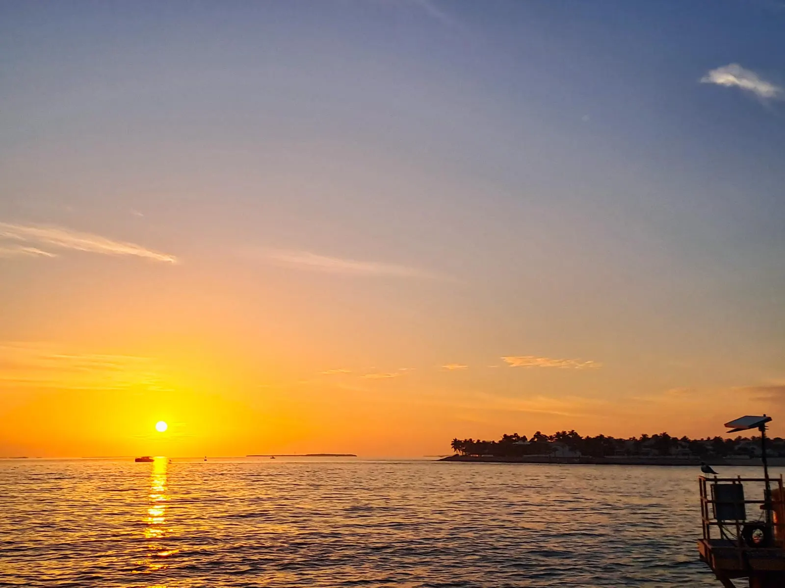 Le «sunset» de Mallory Square